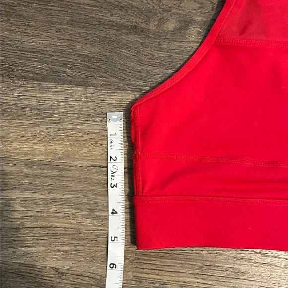 ZYIA Active All Star One More Rep Red Sports Bra - Picture 9 of 10